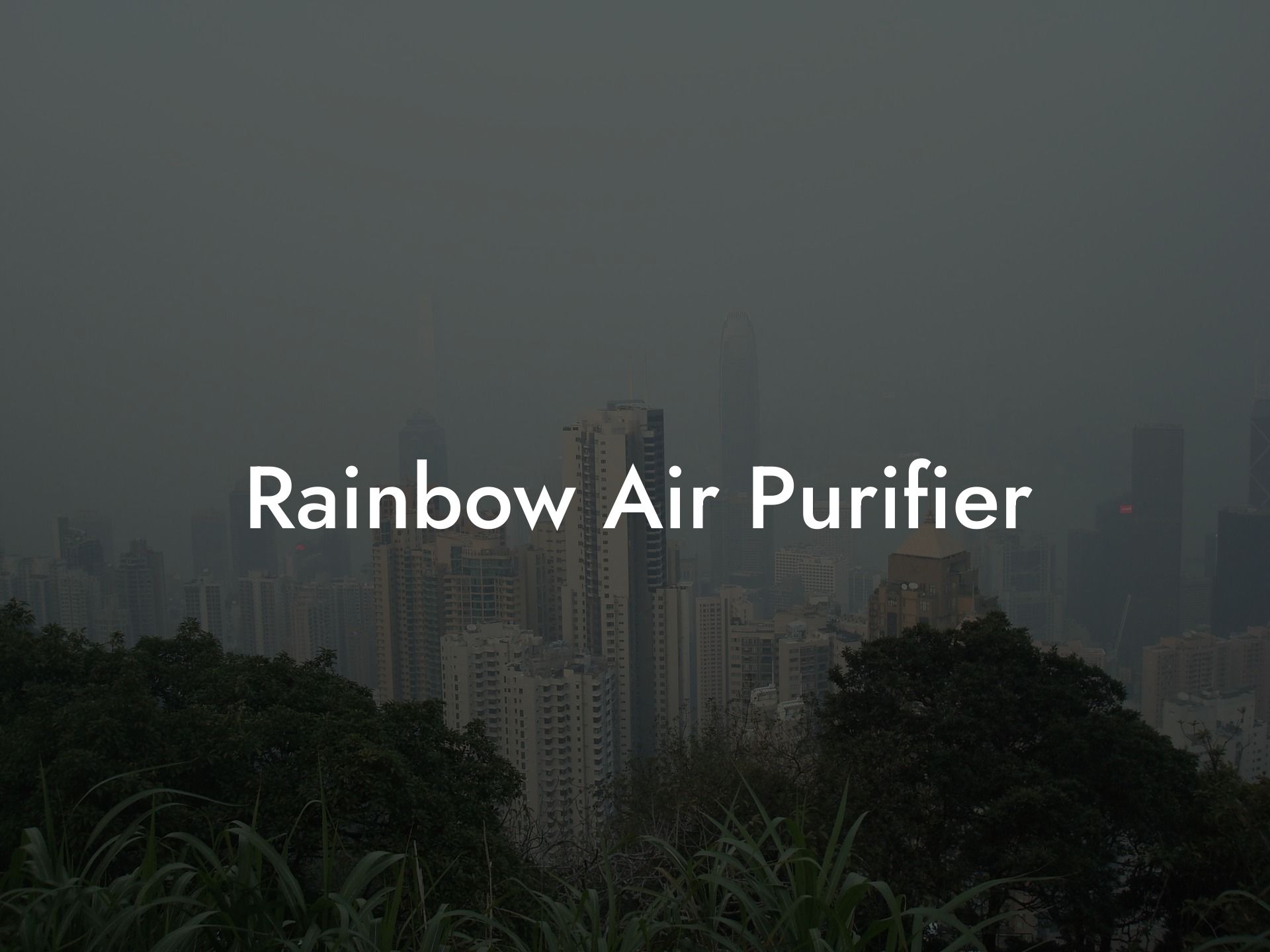 Rainbow Air Purifier