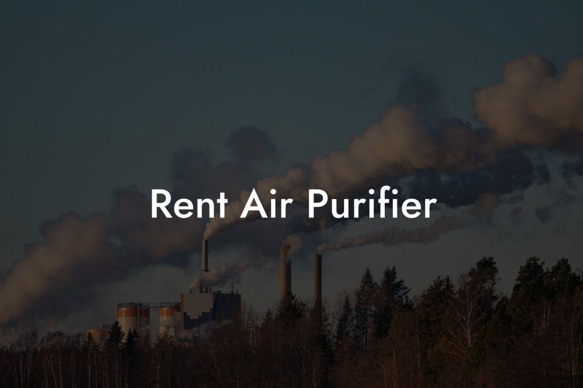 Rent Air Purifier