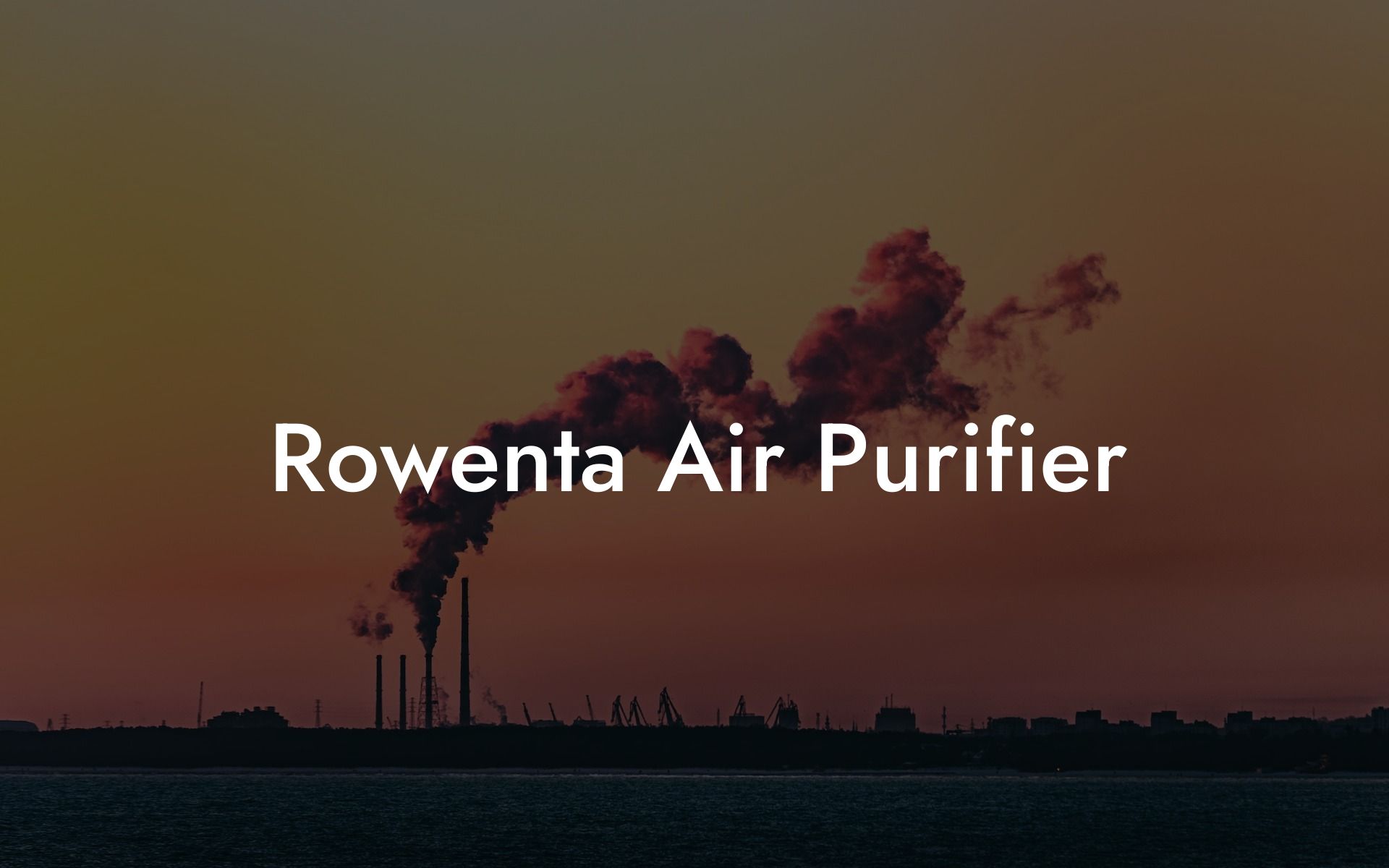 Rowenta Air Purifier