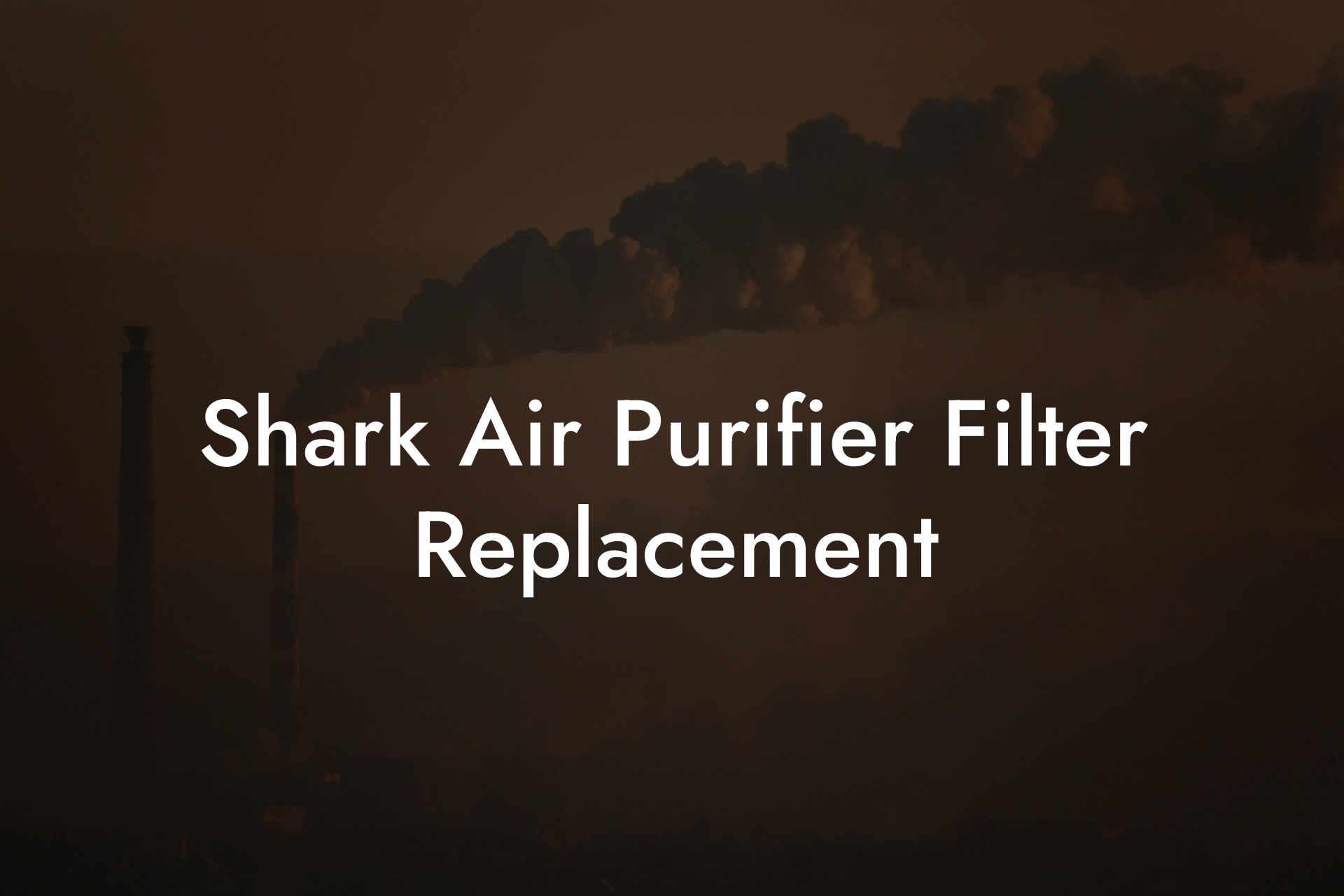 Shark Air Purifier Filter Replacement