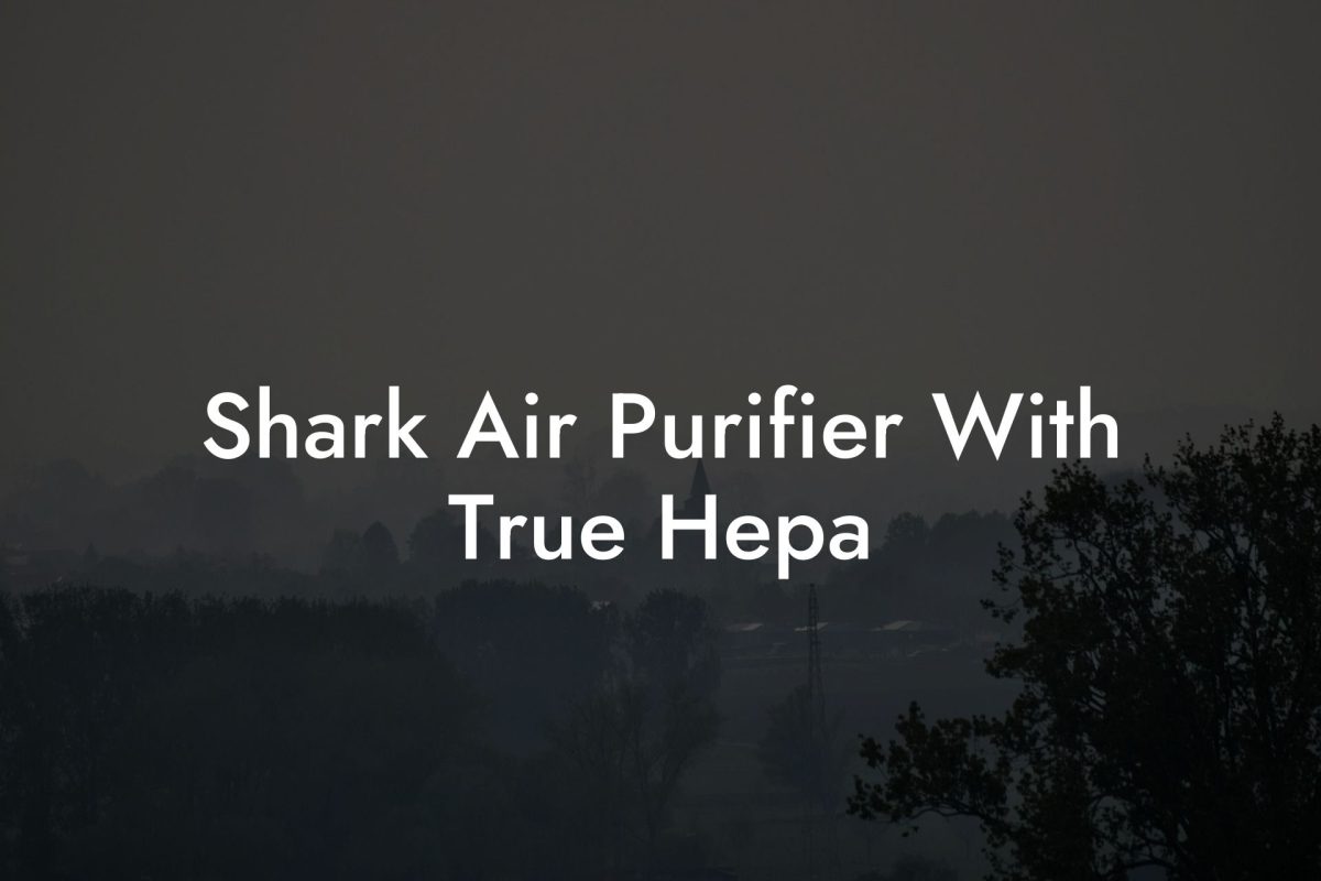 Shark Air Purifier With True Hepa