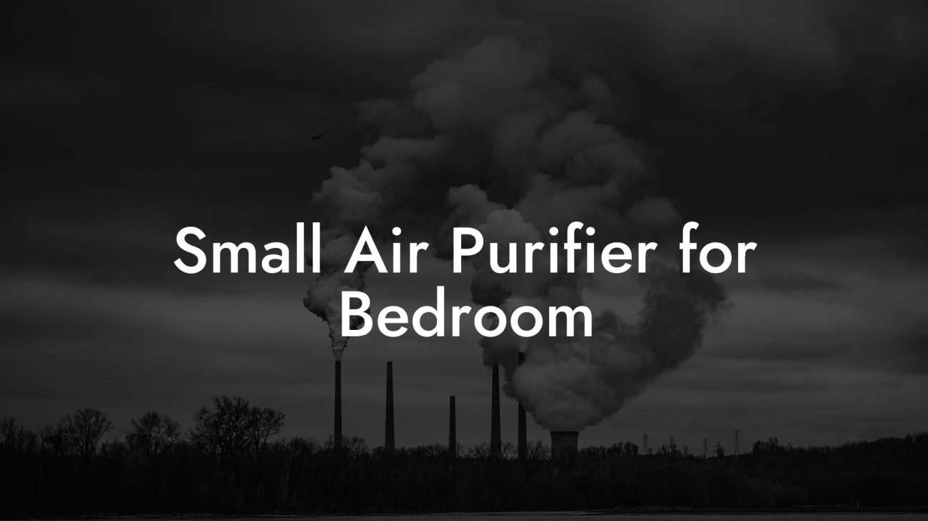 Small Air Purifier for Bedroom