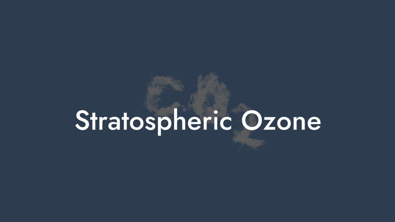 Stratospheric Ozone