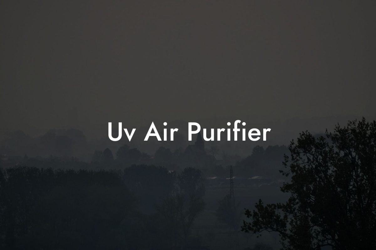 Uv Air Purifier