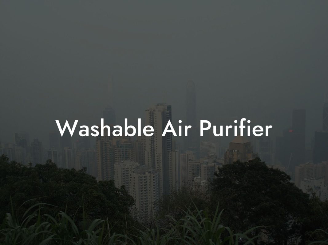 Washable Air Purifier