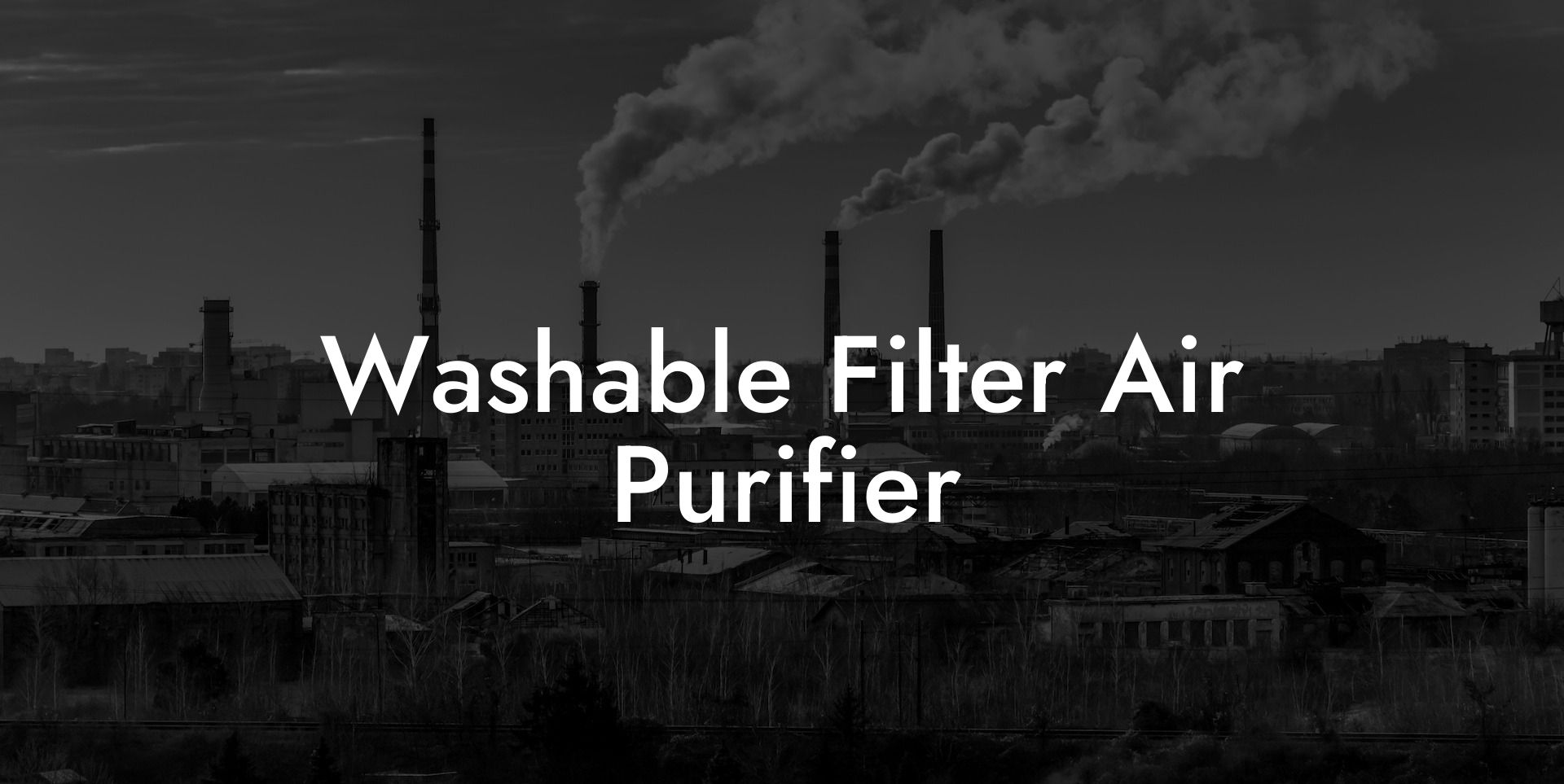 Washable Filter Air Purifier