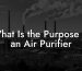 What Is the Purpose of an Air Purifier