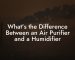 What's the Difference Between an Air Purifier and a Humidifier