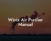 Winix Air Purifier Manual