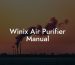 Winix Air Purifier Manual