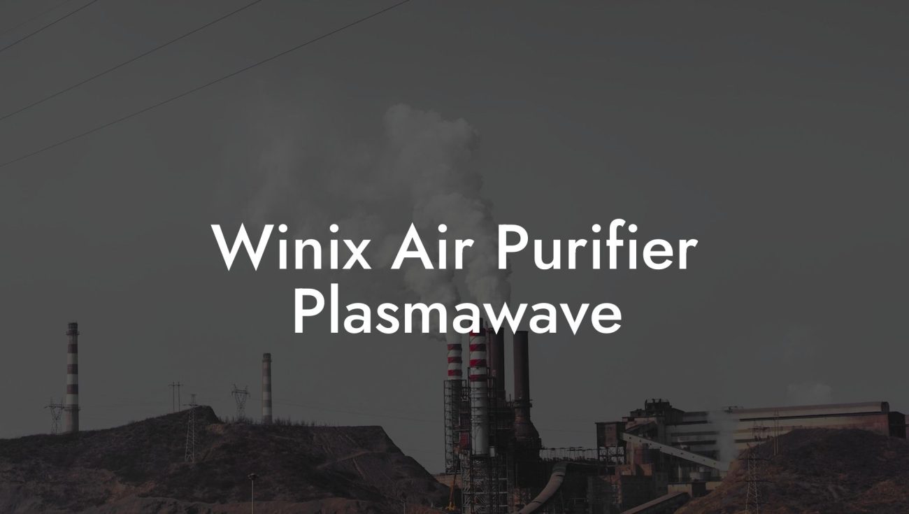 Winix Air Purifier Plasmawave